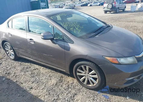 2012 Honda Civic Ex-L from USA, damaged, VIN 19XFB2F92CE312595